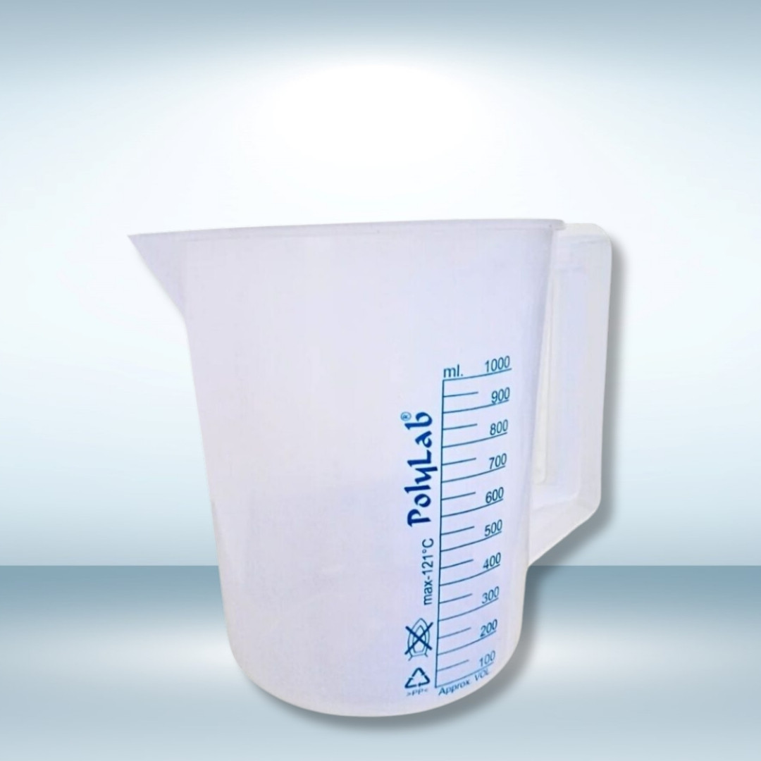 Plastic Beaker (Printed Graduation _ 1000ml)