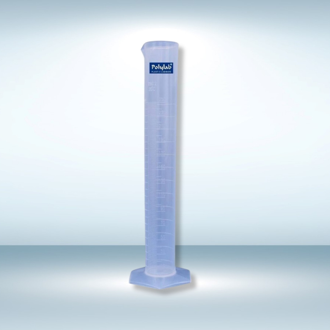 Plastic Measuring Cylinder (Hexagonal Base _ 500 ml)