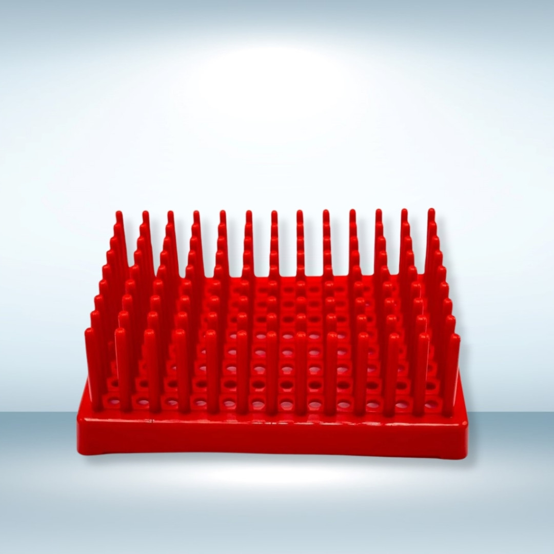 Test Tube Peg Rack-96 Places for 13mm Tubes