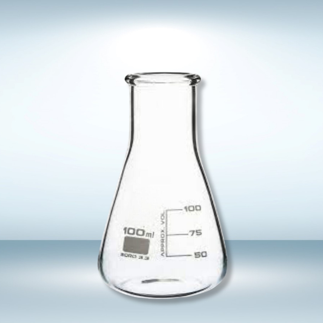 Borosilicate Conical _ Erlenmeyer Flask (100 ML)