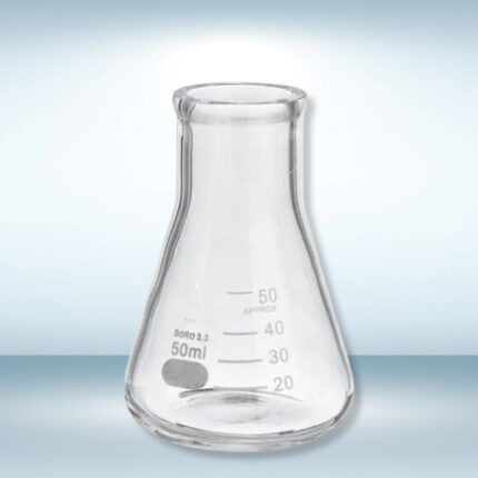 Borosilicate Conical / Erlenmeyer Flask (50 ML) - Pack of 6